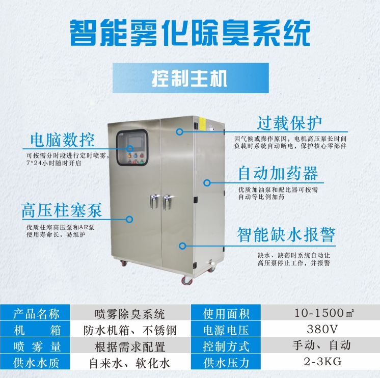 智能霧化除臭噴淋系統(tǒng) 智能霧化除臭噴淋系統(tǒng)